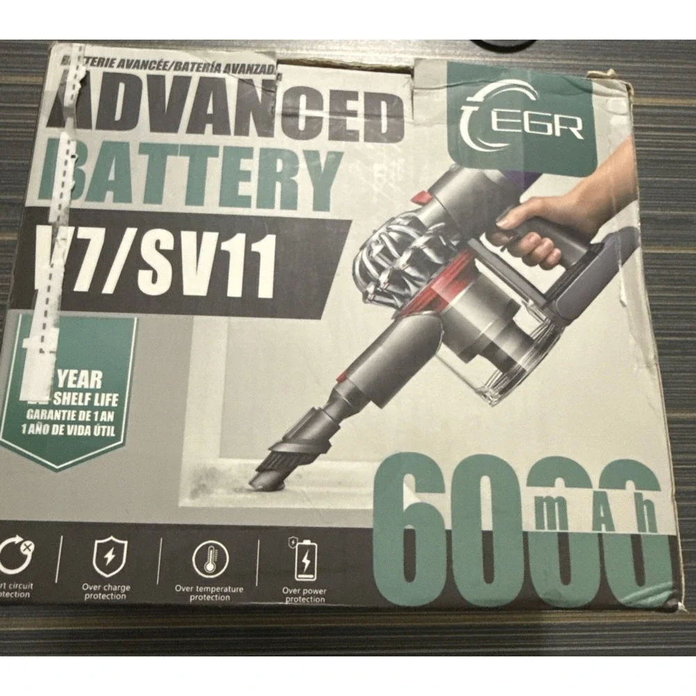EGR‎ Advanced Battery V7/SV11 Replacement 6000mAh for Dyson V7